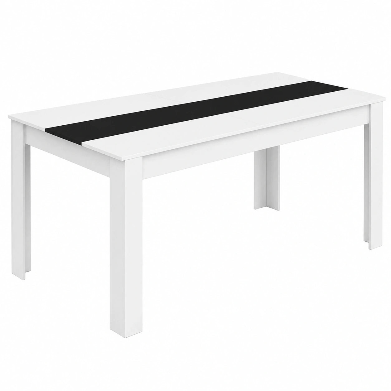 table-a-manger-rectangulaire-8-personnes-blanc-et-noir-160-x-80-cm-lbgng10391kv