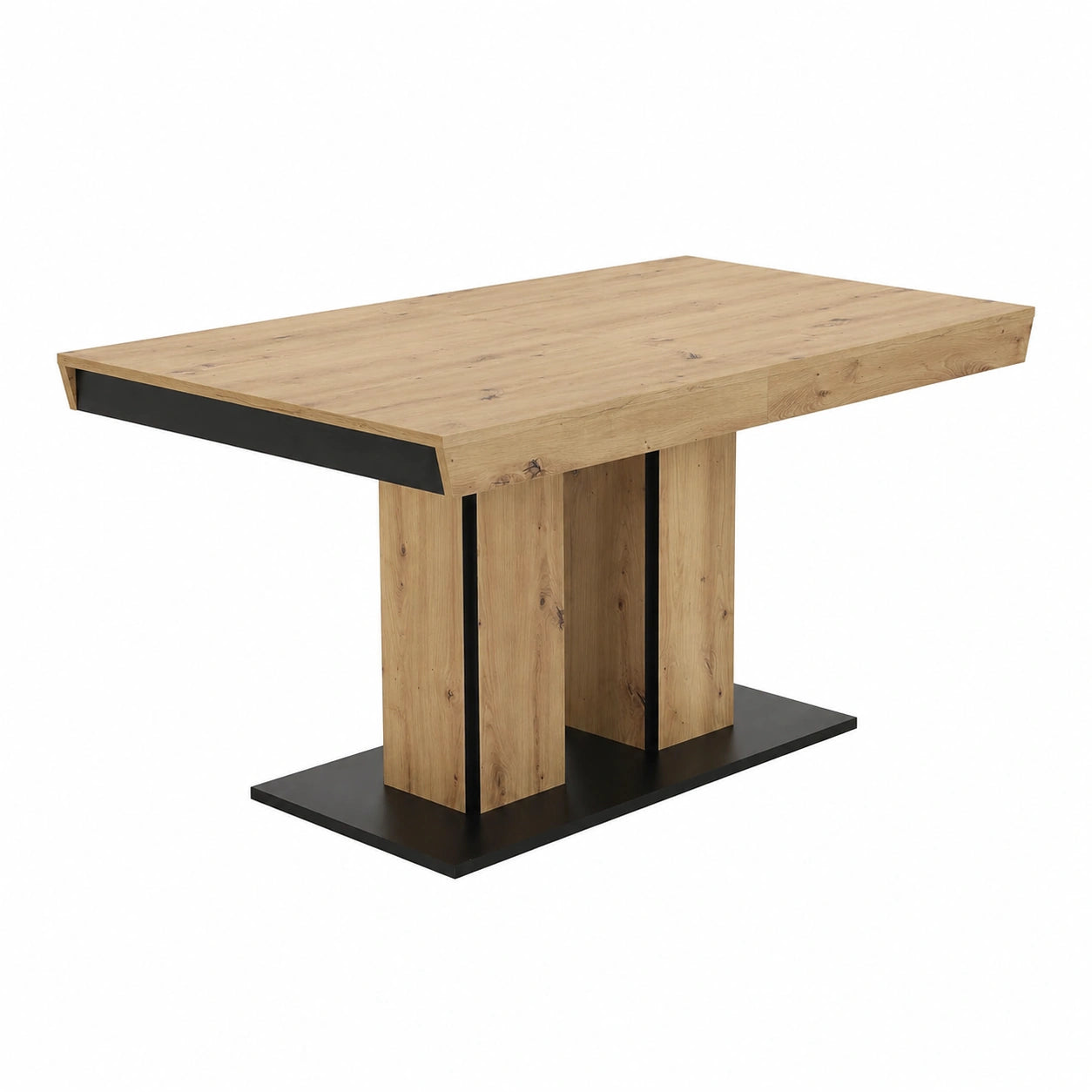 table-colonne-en-bois-avec-revetement-chene-ouverture-synchronisee-140220-x-90-x-76-cm-ypcgi10393zz