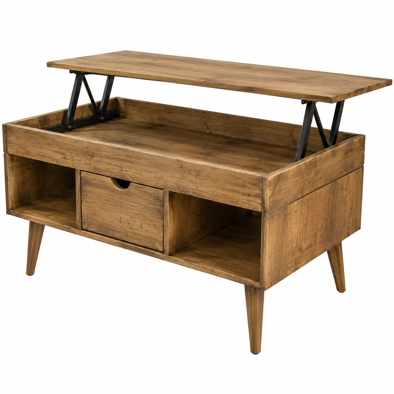 table-basse-relevable-avec-tiroir-central-en-bois-massif-cire-yjjmg10329tt